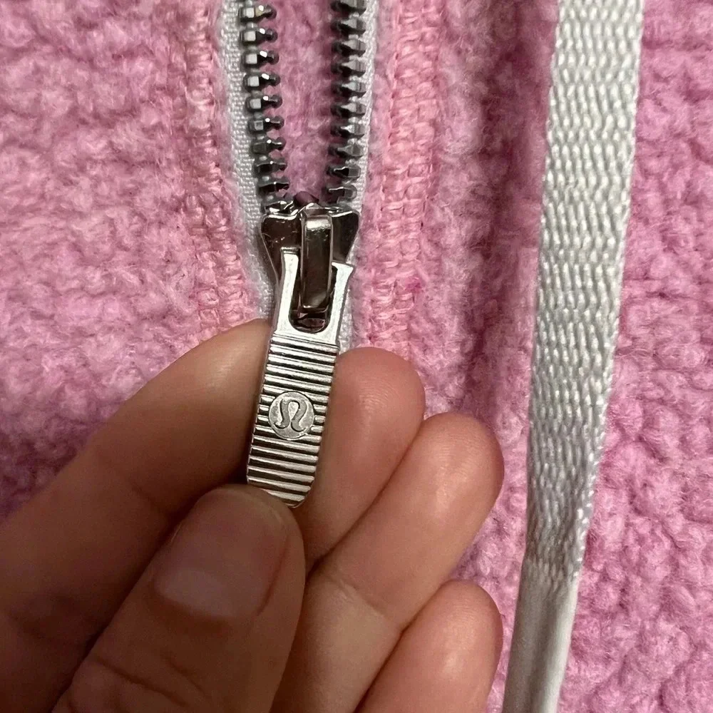 Lululemon So Sherpa Hooded Jacket Size 10 - Picture 9 of 14